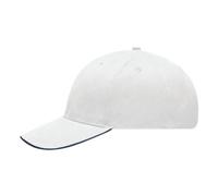 Myrtle Beach Schirmmütze »Sandwich Cap Light Brushed MB6541« weiß