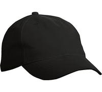Myrtle Beach Softlining Raver Cap mit Leichter Laminierung Gr. One Size, schwarz - schwarz