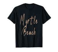 Myrtle Beach South Carolina Vintage Elegantes Design T-Shirt
