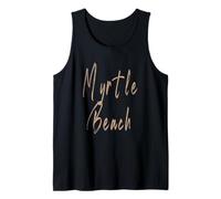 Myrtle Beach South Carolina Vintage Elegantes Design Tank Top