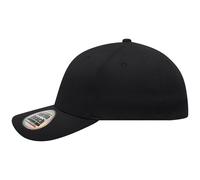 myrtle beach Trendige 6 Panel Kappe ohne Verschluss MB6206 Gr. L/XL black