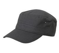 Myrtle Beach Trendige Cap im Military-Stil aus robuster Baumwolle Anthracite