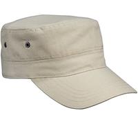 Myrtle Beach Trendige Cap im Military-Stil aus robuster Baumwolle (Khaki)