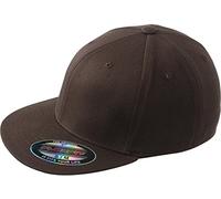 Myrtle Beach Uni Cap Flexfit Flatpeak, darkbrown, S/M, MB6184 dbr