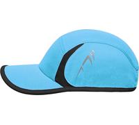Myrtle Beach Unisex 4 Panel Niedrigprofil Lauf Kappe Sport Cap MB6544 turquoise/black one size