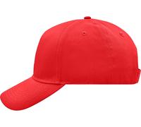 Myrtle Beach Unisex 5-Panel Kappe Klassische Cap MB6117 red one size