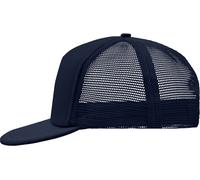 Myrtle Beach Unisex 5-Panel Mesh Kappe mit flachem Schild Netz Cap MB6207 navy/navy one size