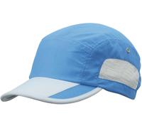 Myrtle Beach Unisex 5-Panel Microfaser Sport Kappe Cap MB6522 royal/light grey one size