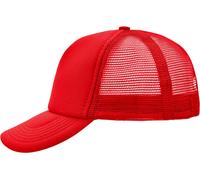 Myrtle Beach Unisex 5-Panel Polyester Mesh Kappe Netz Cap MB070 red one size