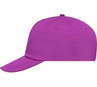 Myrtle Beach Unisex 5-Panel Promo Kappe verstärkt Klassische Cap MB001 purple one size