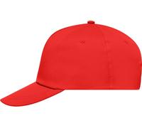 Myrtle Beach Unisex 5-Panel Promo Kappe verstärkt Klassische Cap MB001 signal red one size