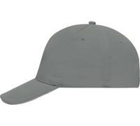 Myrtle Beach Unisex 5-Panel Sandwich Kappe Klassische Cap MB035 dark grey/light grey one size