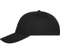 Myrtle Beach Unisex 6-Panel Bio Kappe Klassische Cap MB6236 black one size