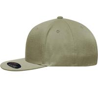 Myrtle Beach Unisex 6-Panel Flexfit Flat Peak Kappe Flache Cap MB6184 khaki L/XL (58/59 cm)