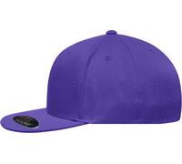 Myrtle Beach Unisex 6-Panel Flexfit Flat Peak Kappe Flache Cap MB6184 purple S/M (56/57 cm)
