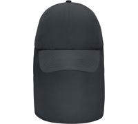 Myrtle Beach Unisex 6-Panel Kappe mit Nackenschutz Abenteuer Cap MB6243 carbon one size