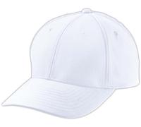 Myrtle Beach Unisex 6-Panel Polyester Microfaser Kappe Klassische Cap MB6135 white one size