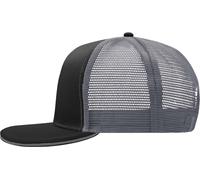 Myrtle Beach Unisex 6-Panel Pro Mesh Sandwich Kappe Netz Cap MB6635 black/charcoal one size