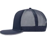 Myrtle Beach Unisex 6-Panel Pro Mesh Sandwich Kappe Netz Cap MB6635 navy/white one size