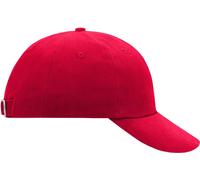 Myrtle Beach Unisex 6-Panel Raver Kappe Klassische Cap MB6111 signal red 58 cm
