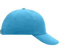 James & Nicholson - 6 Panel Cotton Cap MB6111, himmel-blau, Einheitsgröße