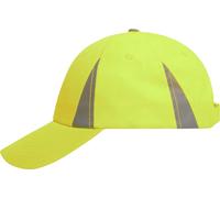Myrtle Beach Unisex 6-Panel Sicherheits Kappe Klassische Cap MB6225 neon yellow one size