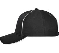 Myrtle Beach Unisex 6-Panel Workwear Kappe Solid Klassische Cap MB6234 black one size