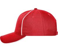 Myrtle Beach Unisex 6-Panel Workwear Kappe Solid Klassische Cap MB6234 red one size