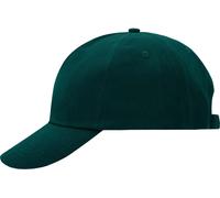 Myrtle Beach Unisex Gebürstete 5-Panel Kappe Klassische Cap MB9412 dark green one size
