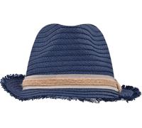 Myrtle Beach Unisex Hut mit Fransenkrempe MB6703 denim/sand S/M