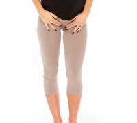 Mysanity® Schwangerschafts Leggings, Capri Leggins aus Modal Taubenfarbe 1 St