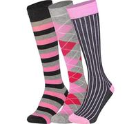 Mysocks Kniestrümpfe Damen Kniestrümpfe Herren - Unisex Knee High Socks Knie Strümpfe - Gekämmte Baumwolle Knie Strümpfe, 3 Paare Multi Design 14, 42-46