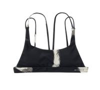 MYSTIC Bodil Strappy Bikini Top Black Allover, 36