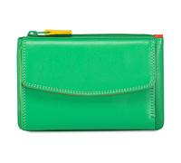 Mywalit Geldbörse RFID Schutz Leder 14 cm grün