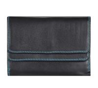 Mywalit Double Flap Wallet Geldbörse Leder 13 cm Black Pace Damen