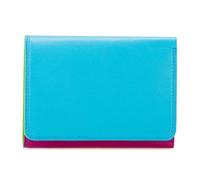 MyWalit Geldbörse Medium Tri-fold Leder 12 cm liguria blau