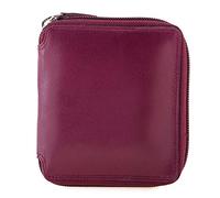 Mywalit Geldbörse RFID Leder 10 cm burgundy/sea (4008-153)