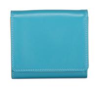 Mywalit Geldbörse RFID Schutz Leder 10.5 cm blau