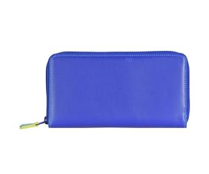 Mywalit Large Double Zip Around Purse Geldbörse Leder 18 cm seascape Damen