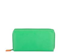 MYWALIT Large Double Zip Around Purse, Sicily