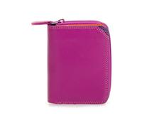 mywalit - Leder Damen Geldbörse - Small Wallet w/Zip Around Purse- 226-75 - Sangria Multi