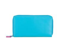 Mywalit Medium Tri-fold Geldbörse I Leder 14 cm liguria (TAS004082) blau