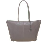 Mywalit Sorano Shopper Tasche Leder 31 cm grau