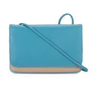 Mywalit Travel Clutch Geldbörse Leder 19 cm blau