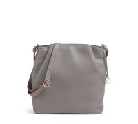 Mywalit Umhängetasche grau, genarbtes Rindsleder, Damen