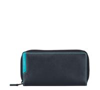 Mywalit Geldbörse RFID Schutz Leder 20 cm schwarz