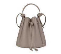 MYZCYBFC Blütenblatt handtasche retro kordelzug schulter messenger tasche einfache und modische segen tasche (Gray,Large)