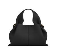 MYZCYBFC Cloud Bag Damen Lederhandtasche Knödel Clutch Bag Retro Schulter Crossbody Bag Chic Casual Handtasche (Black,Large)