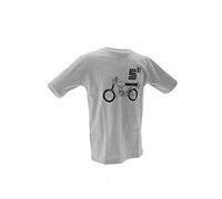 MZA T-Shirt, Farbe: hellgrau meliert, Größe: XXL - Motiv: S51 Basic - 100% Baumwolle