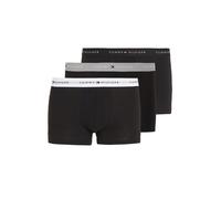 Tommy Hilfiger Herren 3er Pack Boxershorts Trunks mit Logobund, Mehrfarbig (Grey Heather/Black/White), XXL